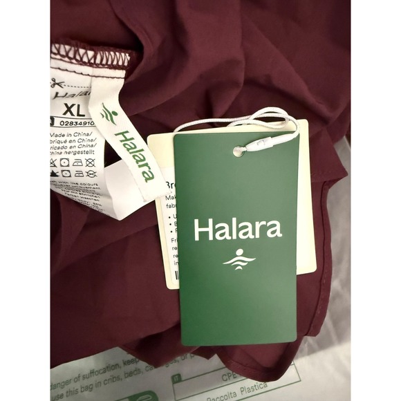 Halara Breezeful Push Up Maxi Dress XL NWT Amaranth Padded - Picture 12 of 13